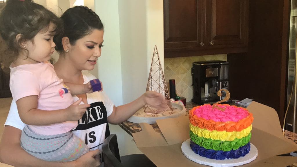 Cuando Ana Patricia lo sacó de la caja, Giulietta quedó gratamente sorprendida.