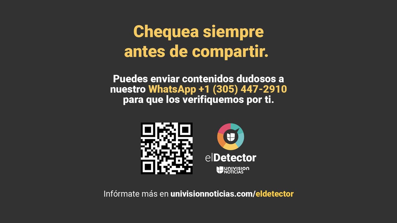 El chatbot de
<b>elDetector</b> puede ayudarte a saber si ese contenido que te llegó es una desinformación.