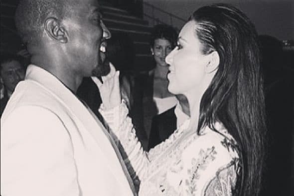 Kim se ha vuelto la mujer que le saca miles de sonrisas a West.