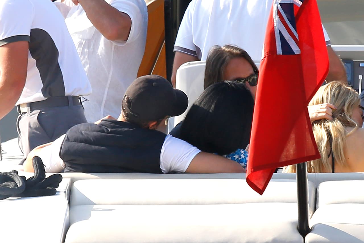 En cuanto subieron se pusieron muy cariñosos.