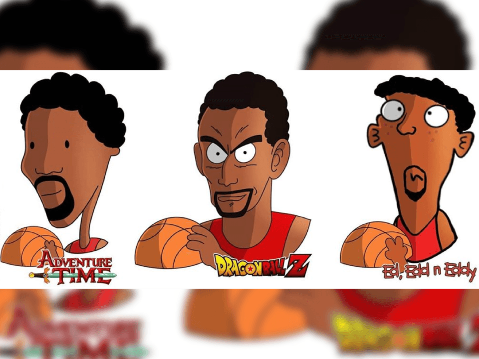 DinoTomic es un artista gráfico que dibuja diferentes personajes imaginando cómo se verían en diferentes series y caricaturas, esta vez ilustró a Michael Jordan, Scottie Pippen y Dennis Rodman, ex estrellas de Chicago Bulls.