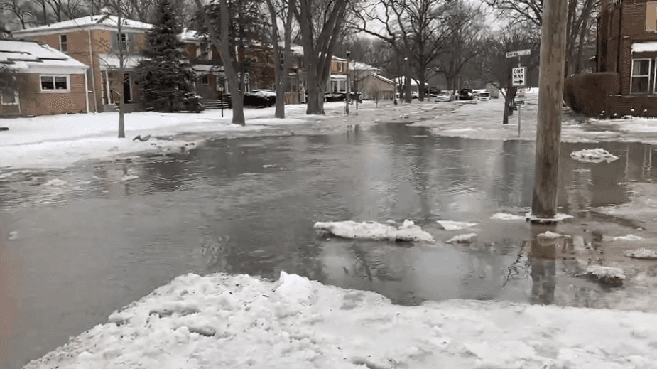La rotura de la tubería principal se reportó a las 5:15 a.m. del viernes, 14 de febrero.