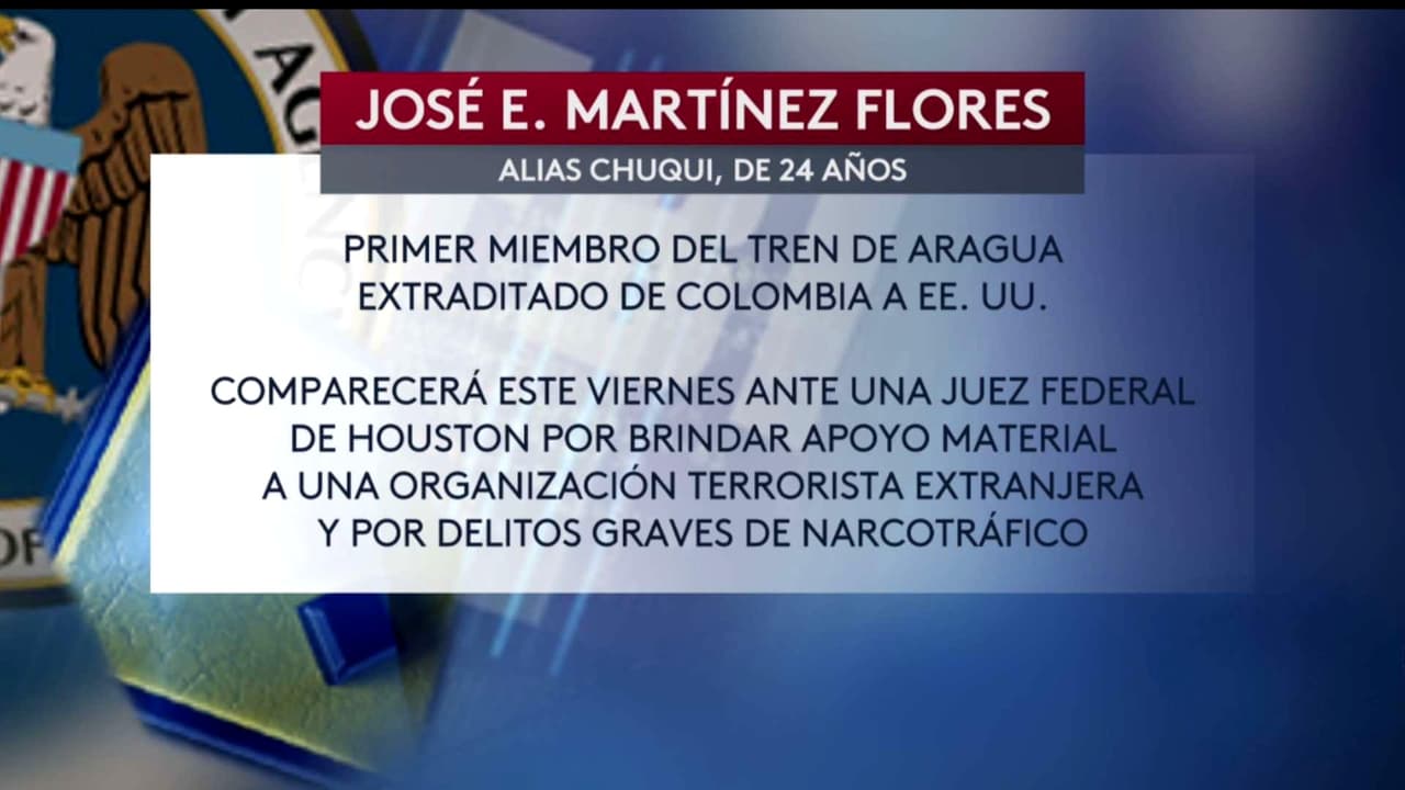 Extraditan a Houston a presunto líder del Tren de Aragua acusado de delitos relacionados con terrorismo