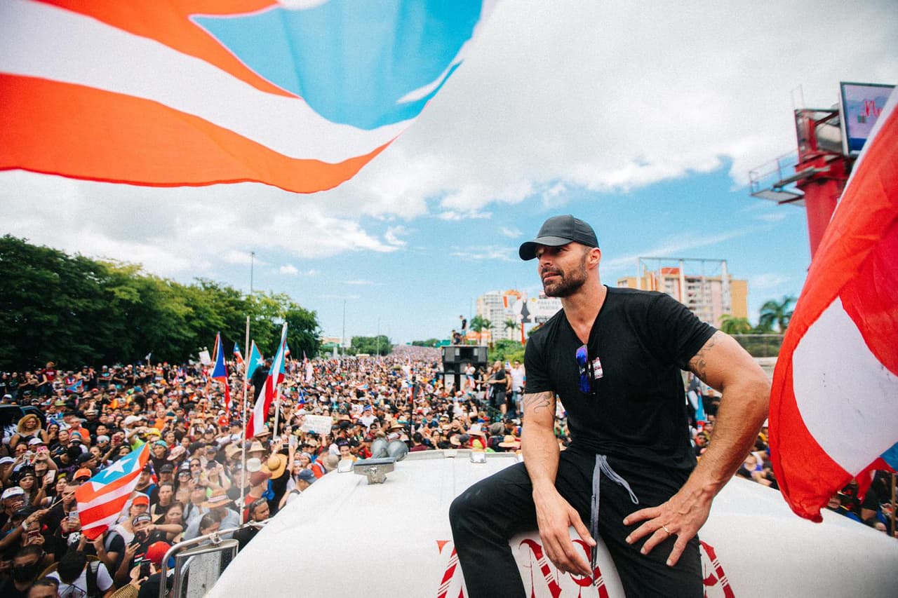 Ricky Martin estaba con las emociones a flor de piel al vivir una experiencia nueva, esperanzadora, trascendental.