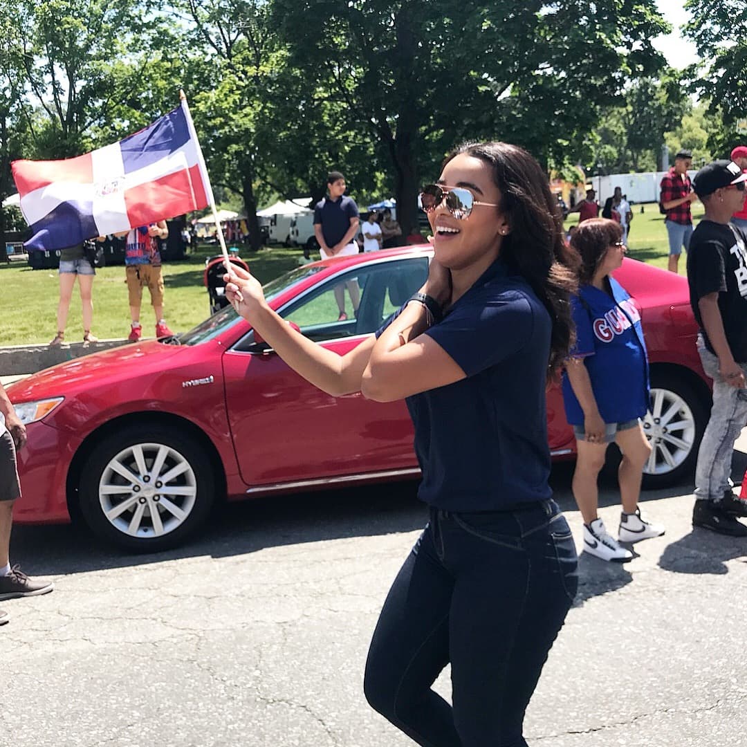 Imágenes de la vida de Carolina Peguero.