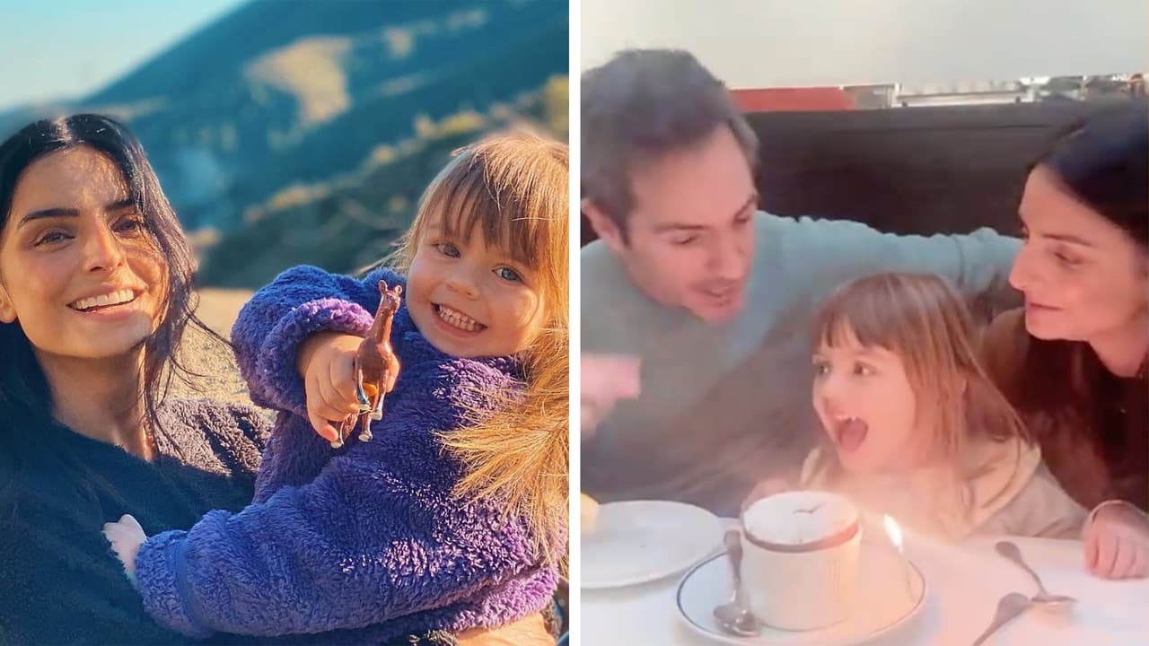 Aislinn Derbez y Mauricio Ochmann celebraron juntos los 4 años de Kailani