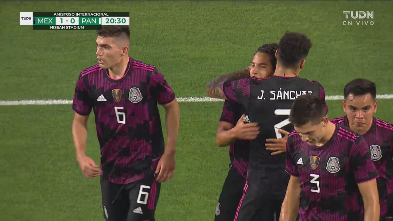 ¡Gol de Lainez! Diego anota el 1-0 para México sobre Panamá
