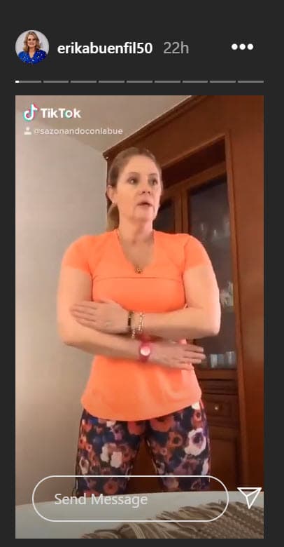 Sin embargo, 
<b>Erika Buenfil </b>es la actriz de telenovela que se ha ganado el sobrenombre de 'La Reina de Tik Tok'.
<br>
