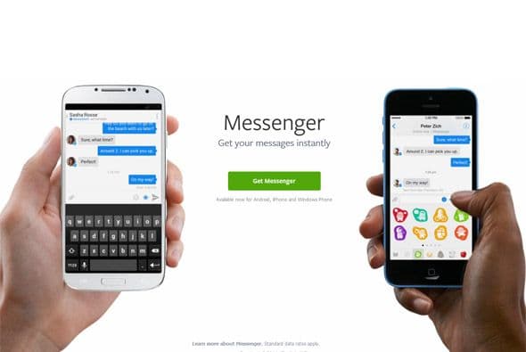 Ahora sólo se podrá chatear en Facebook con la aplicación del Facebook Messenger.
