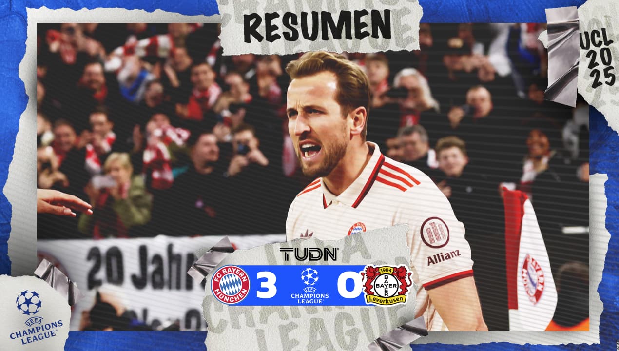 Resumen | Bayern golea al Leverkusen con un impecable Harry Kane