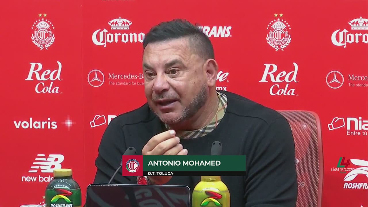 Mohamed no sale muy conforme con el arbitraje ante Cruz Azul