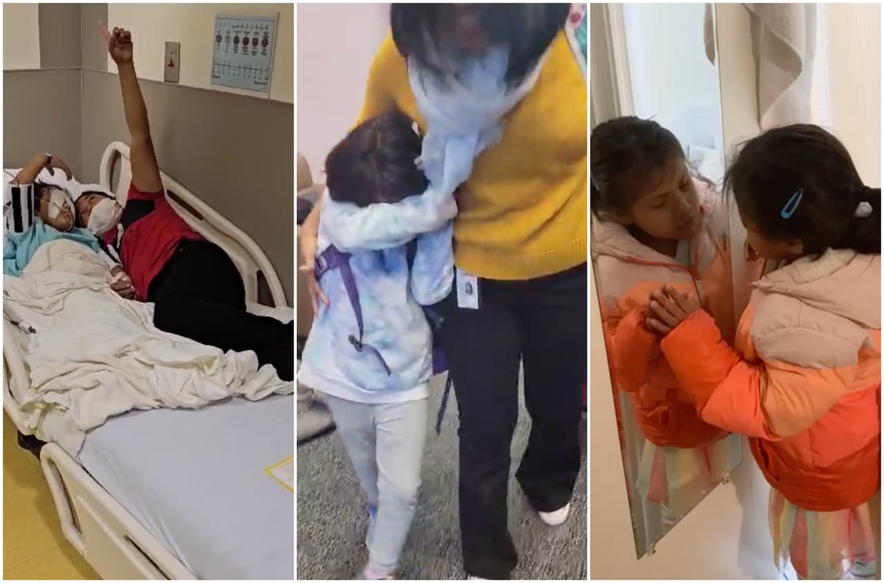 “Gracias por mis ojitos": niña hispana logra ver por primera vez tras cruzar la frontera sola y ser operada en Georgia