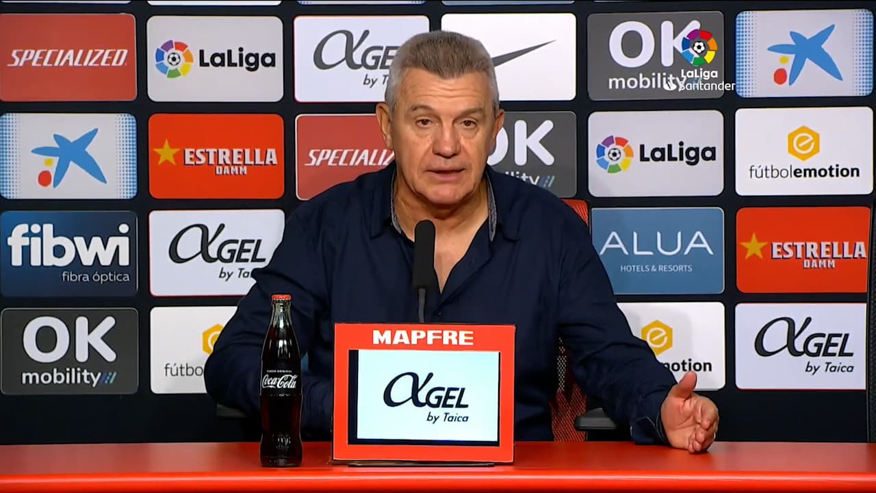 Javier Aguirre cuestiona su expulsión en el partido  del Mallorca