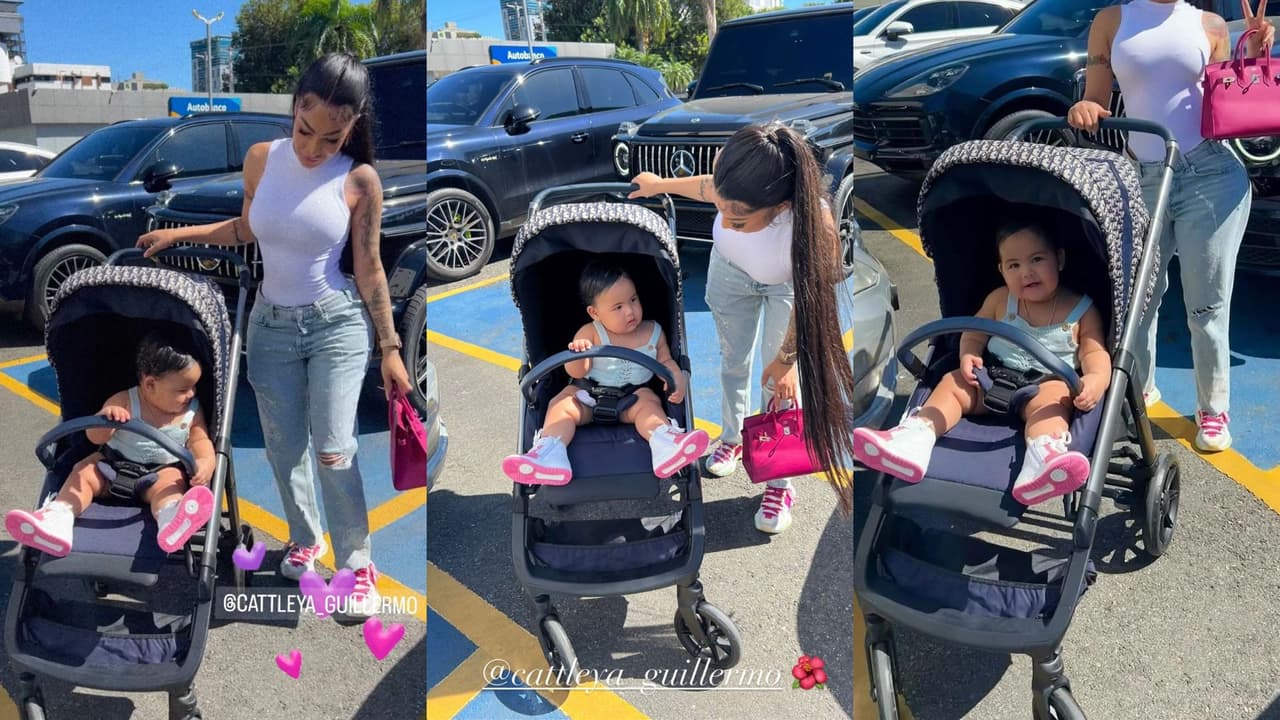 Yailin compartió nuevas fotos de su hija Cattleya.