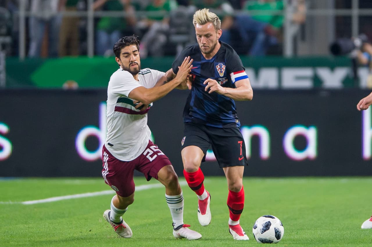 Claramente, los lentes apuntaban a Ivan Rakitic, mediocampista estelar del Barcelona.