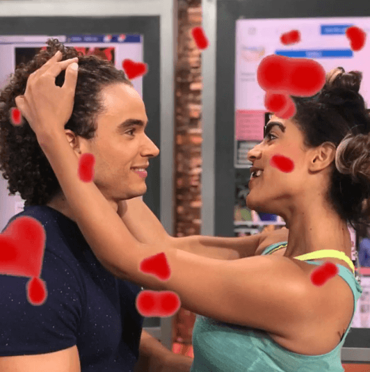 El amor flotaba en el aire, ¿será acaso que aquí ha comenzado un nuevo romance?