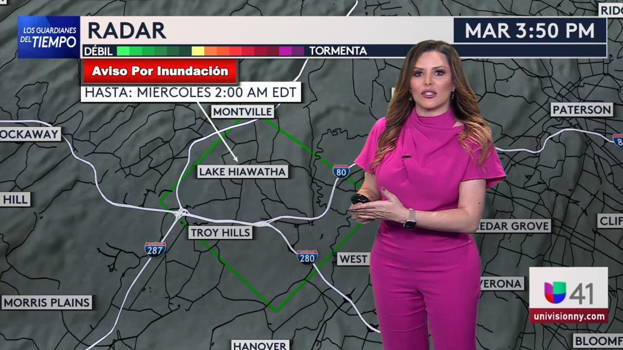 Aviso por inundación para Troy Hills: hasta las 2:00 am del miércoles
