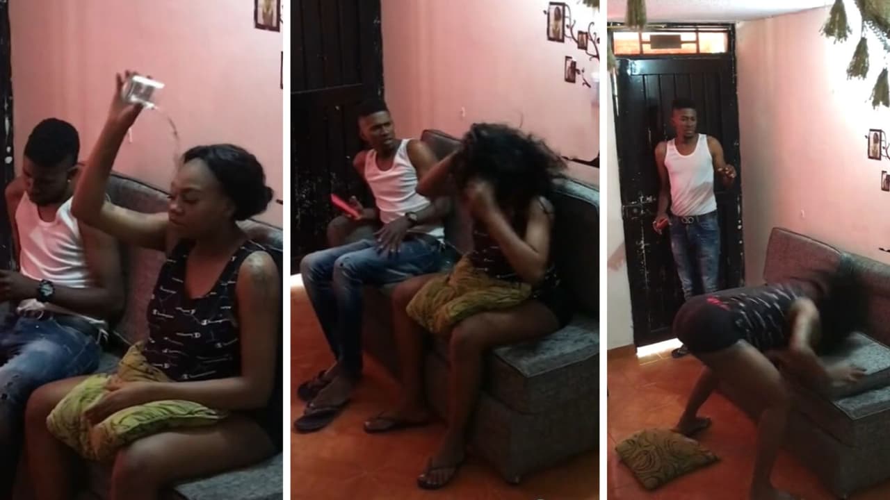 Los comportamientos de la joven pusieron nervioso a su pareja