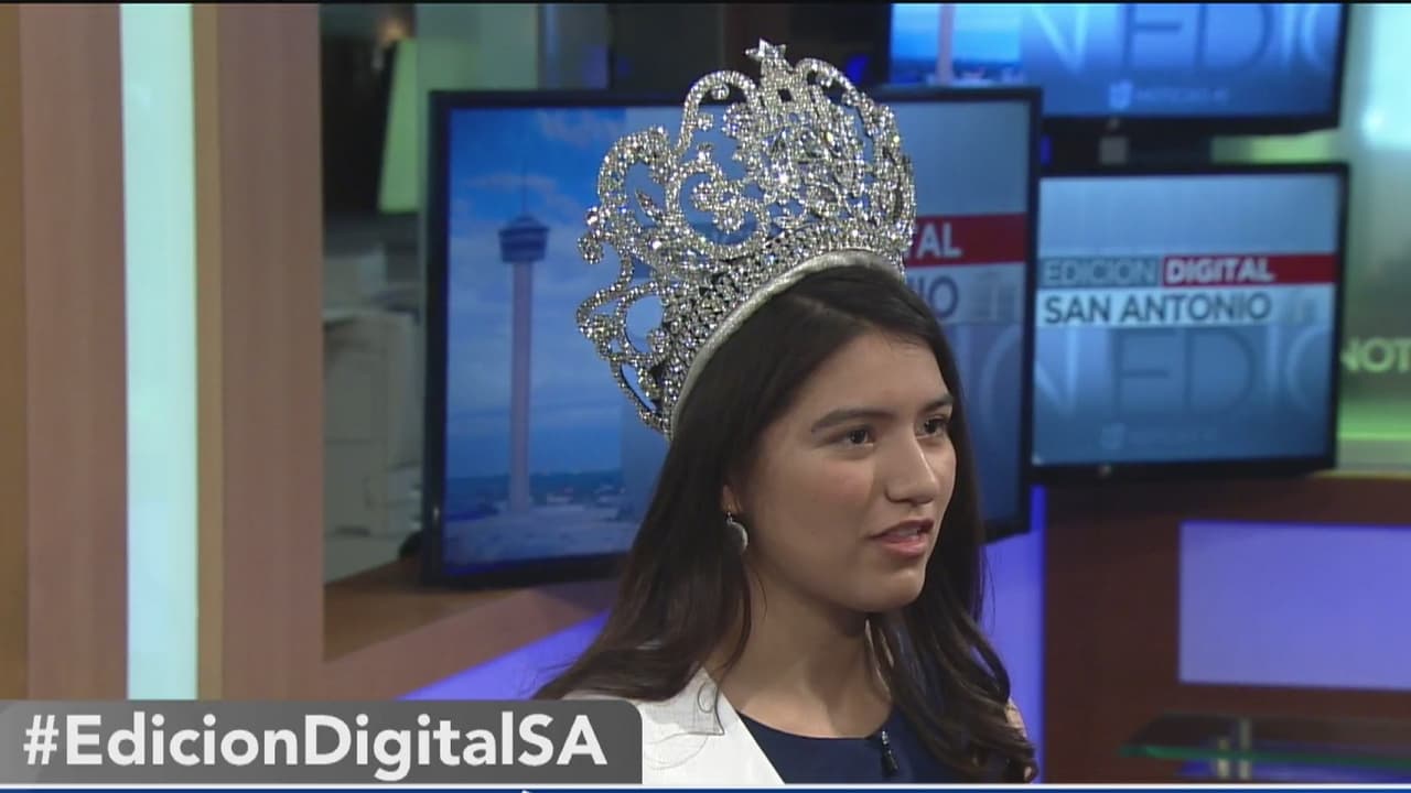 Miss Fiesta San Antonio de visita en Univision 41