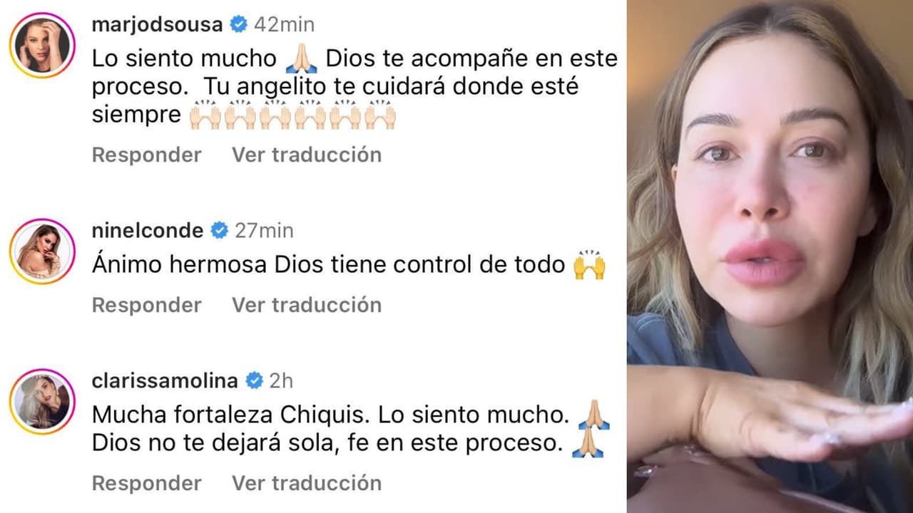 Varias famosas dejaron mensajes de solidaridad a Chiquis luego de la triste noticia que dio a conocer.
