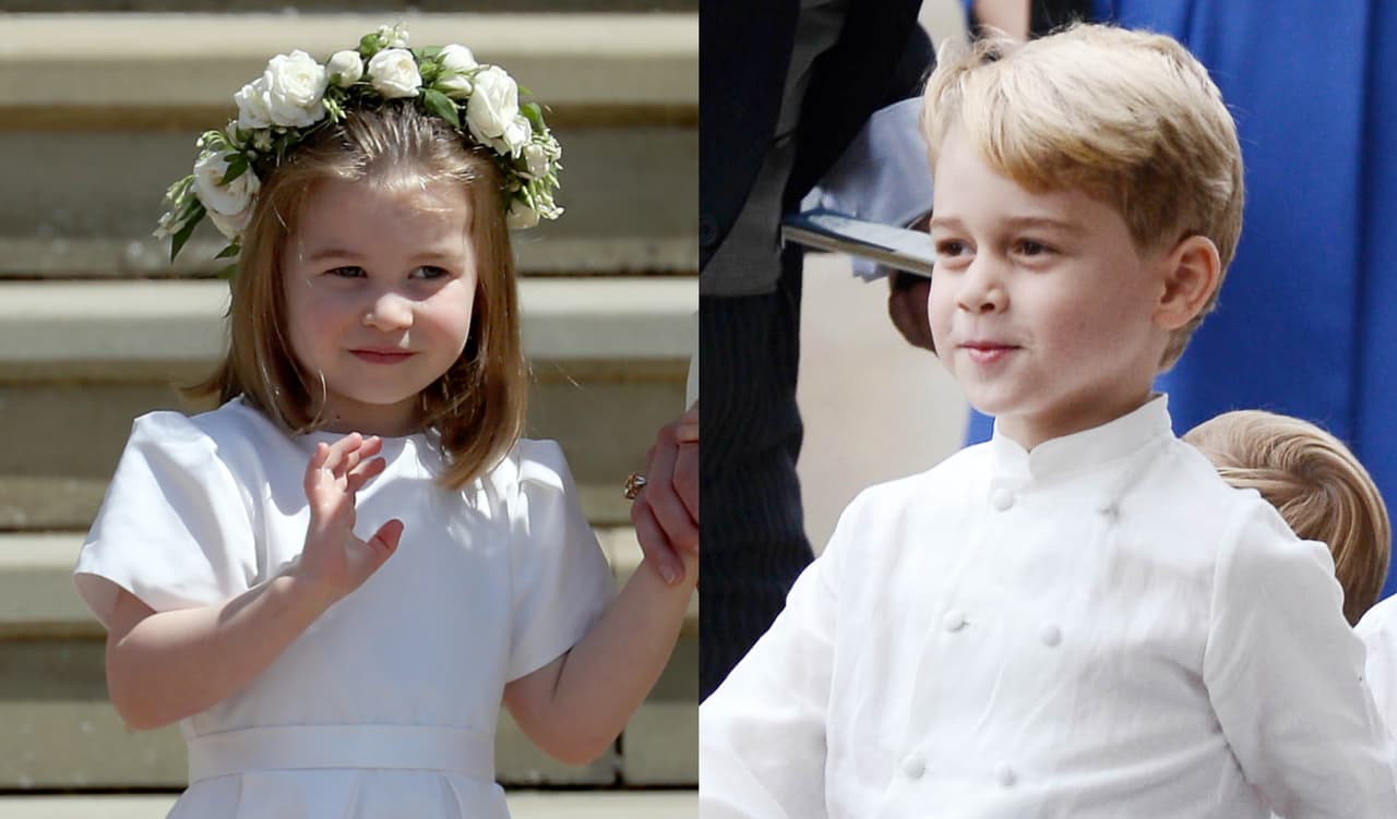 Los príncipes George y Charlotte, hijos mayores de los duques de Cambridge, serán paje y dama de honor encabezando el cortejo real, igual que lo hicieran en la boda de su tío, el príncipe Harry. Los pequeños estarán acompañados por Theodora Williams, hija del cantante Robbie Williams y la actriz Ayda Field.
<br>