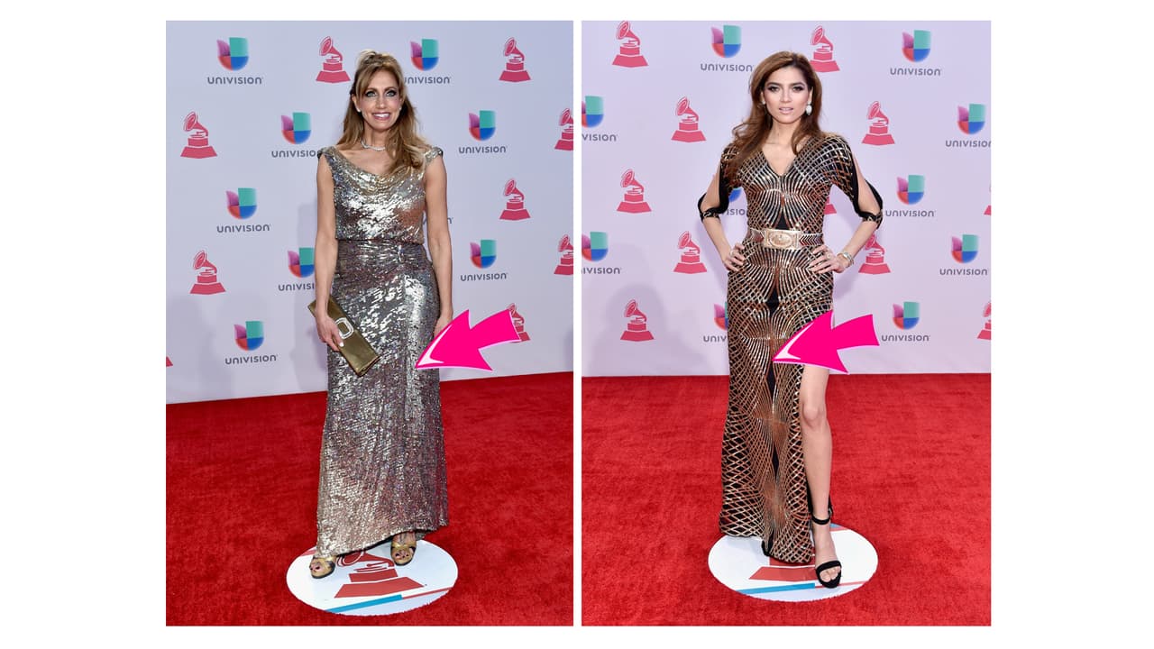 Lili Estefan y Blanca Blanco se lucieron con ayuda de unos vestidos repletos de destellos.