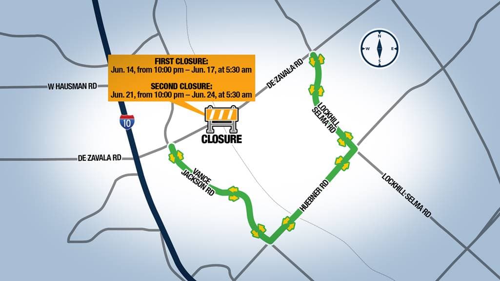 Cierran tramo de la carretera De Zavala este fin de semana de padres 