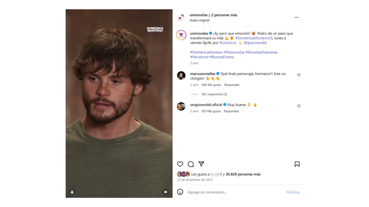 Así luce Graco Sendel en Doménica Montero.