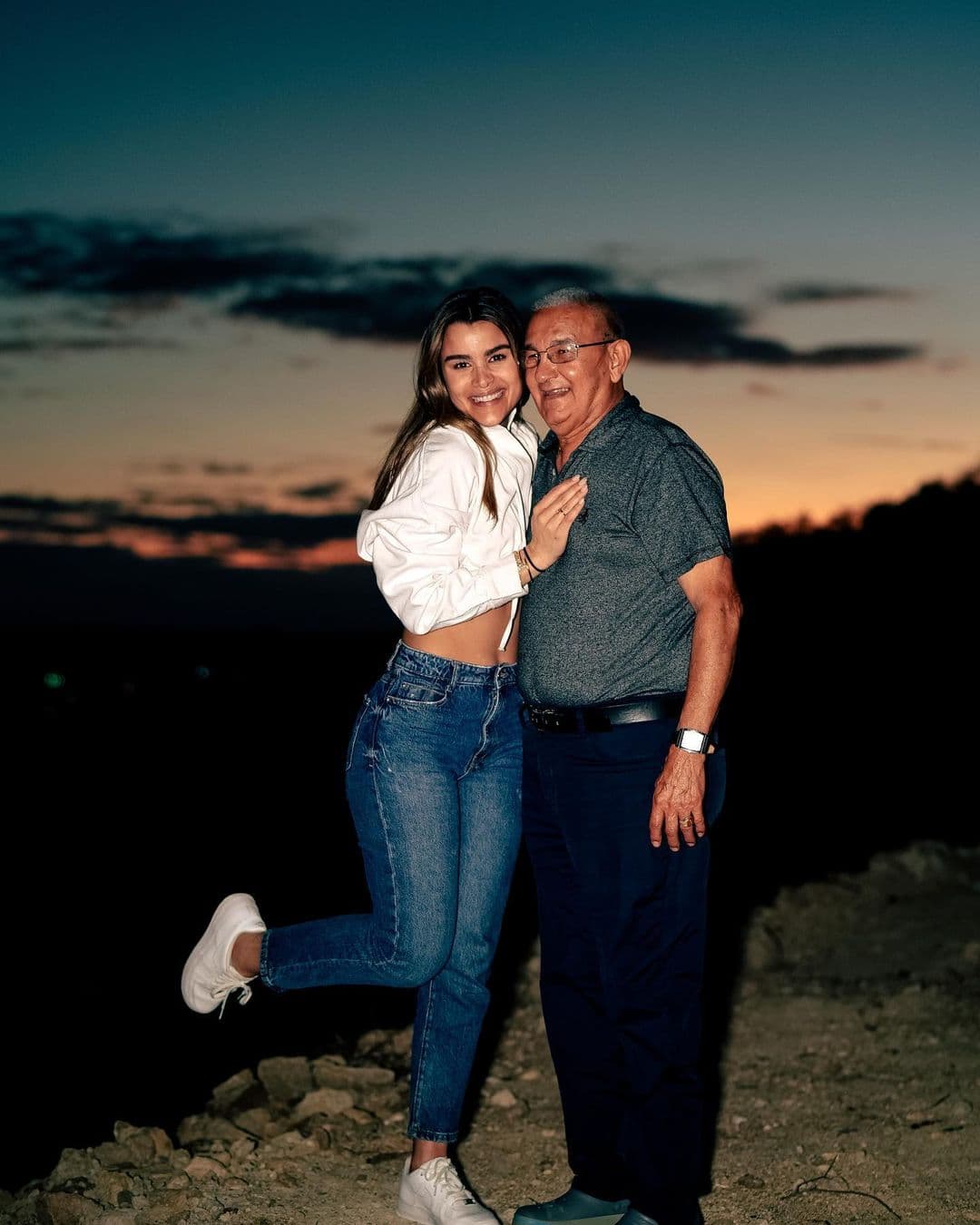 Fue la propia presentadora de El Gordo y La Flaca quien dio a conocer por medio de Instagram su visita al señor Domingo Molina. 
<br>