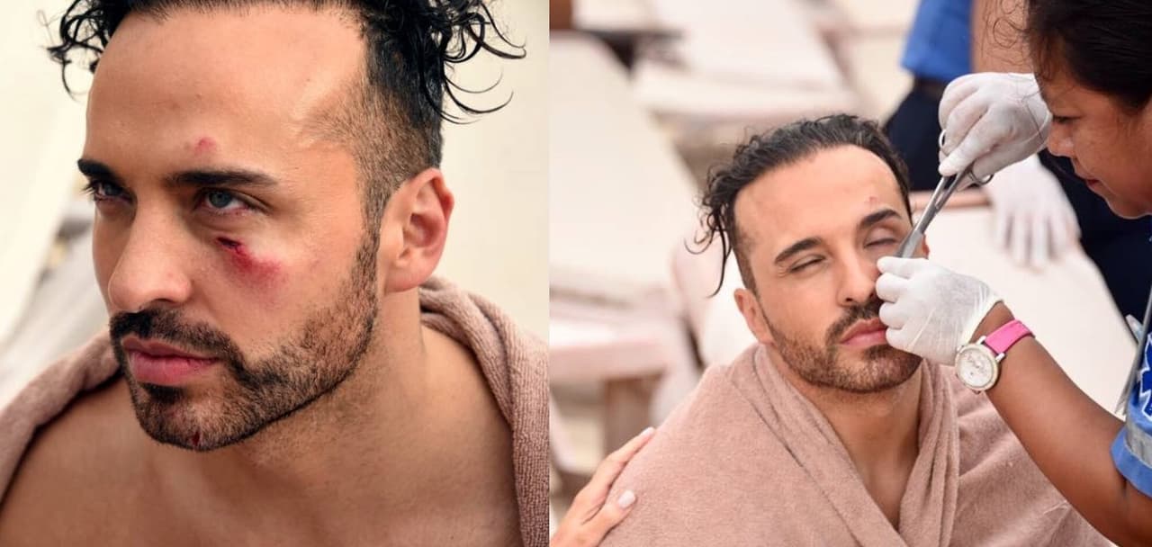 El 'Apio' Quijano nombre con el que se le conoce, agradeció el apoyo de todo su equipo, según informó el staff que los acompañó a la grabación.