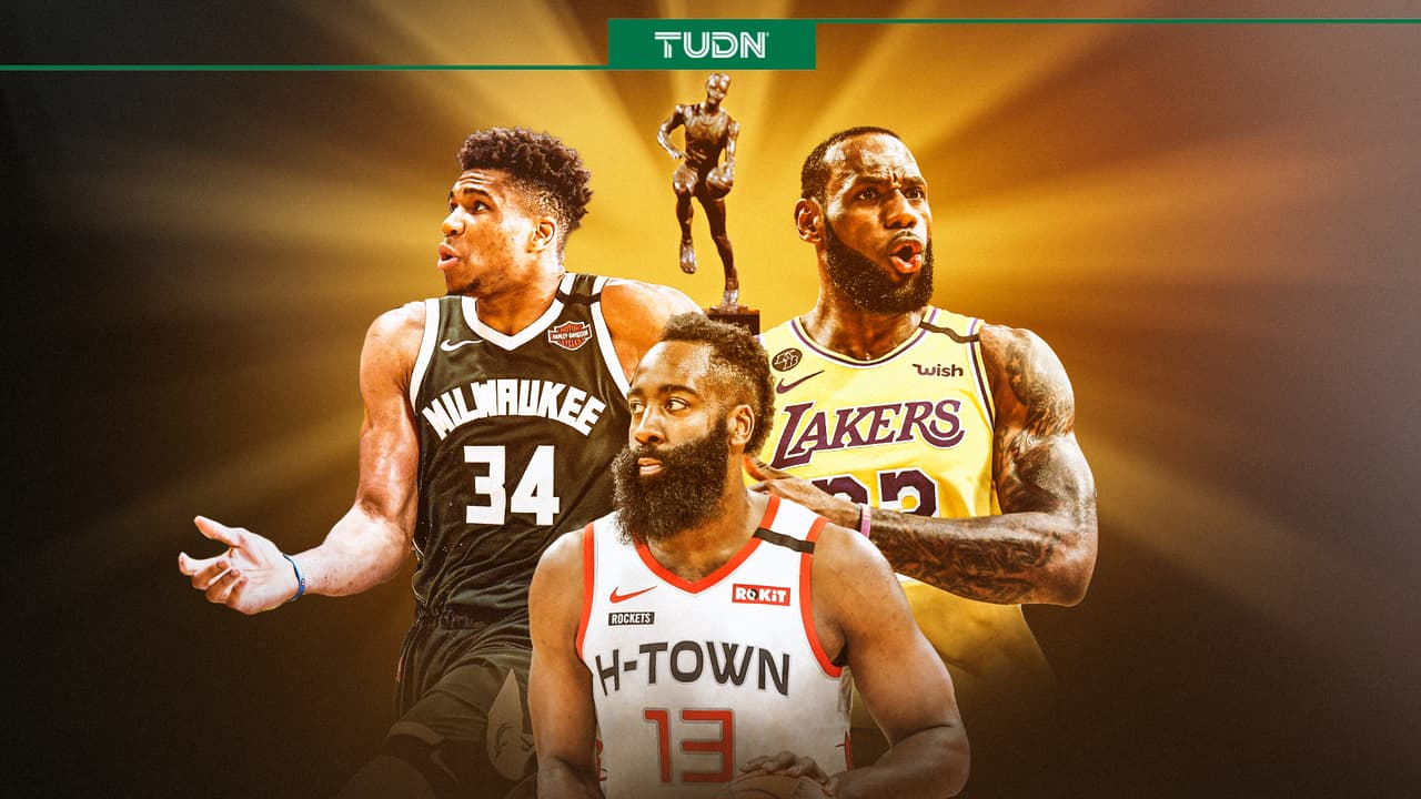 LeBron, Giannis y Harden, finalistas al premio MVP en la NBA