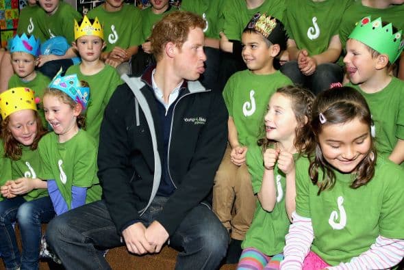 Mira nada más la carita que le hizo a un niño.