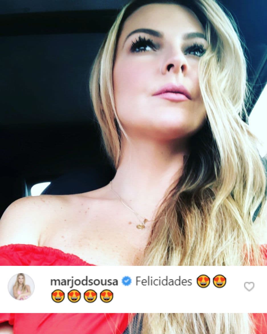 Marjorie de Souza también expresó sus felicitaciones en la publicación de la actriz de ‘Clase 206’.