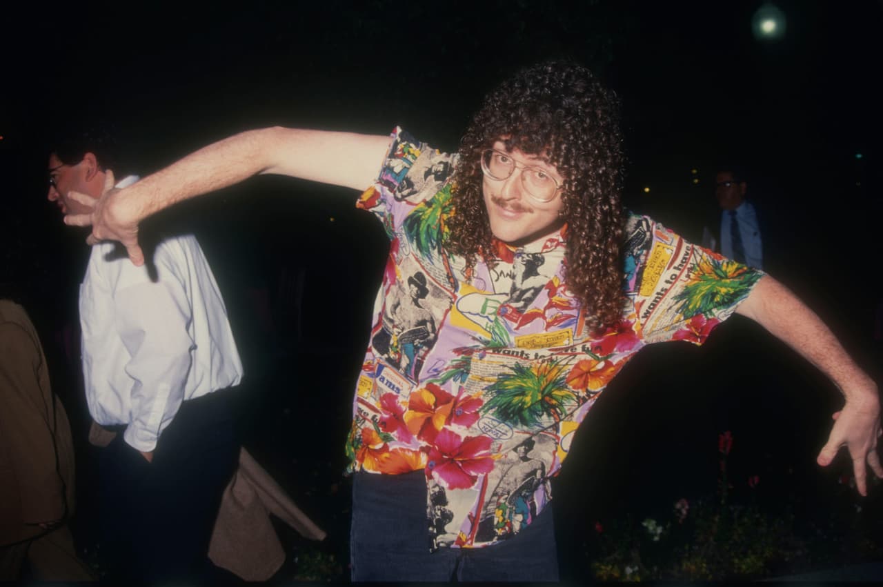 El cantante y humorista Weird Al Yankovic.