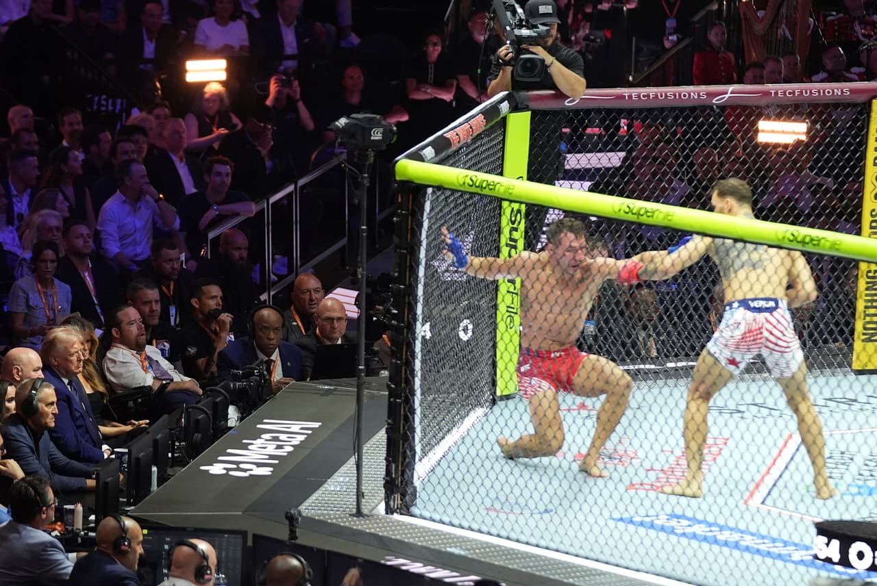 Entre peleadores de UFC: así celebró Donald Trump su cumpleaños 80 en la Casa Blanca
