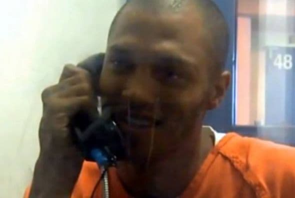 Esta fotografía fue tomada supuestamente desde el interior de la cárcel.