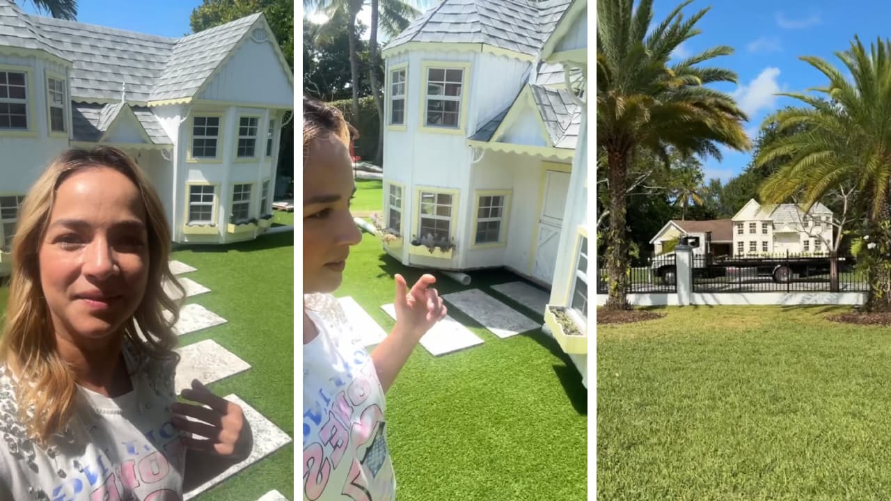 La casita de juegos de Alaïa.