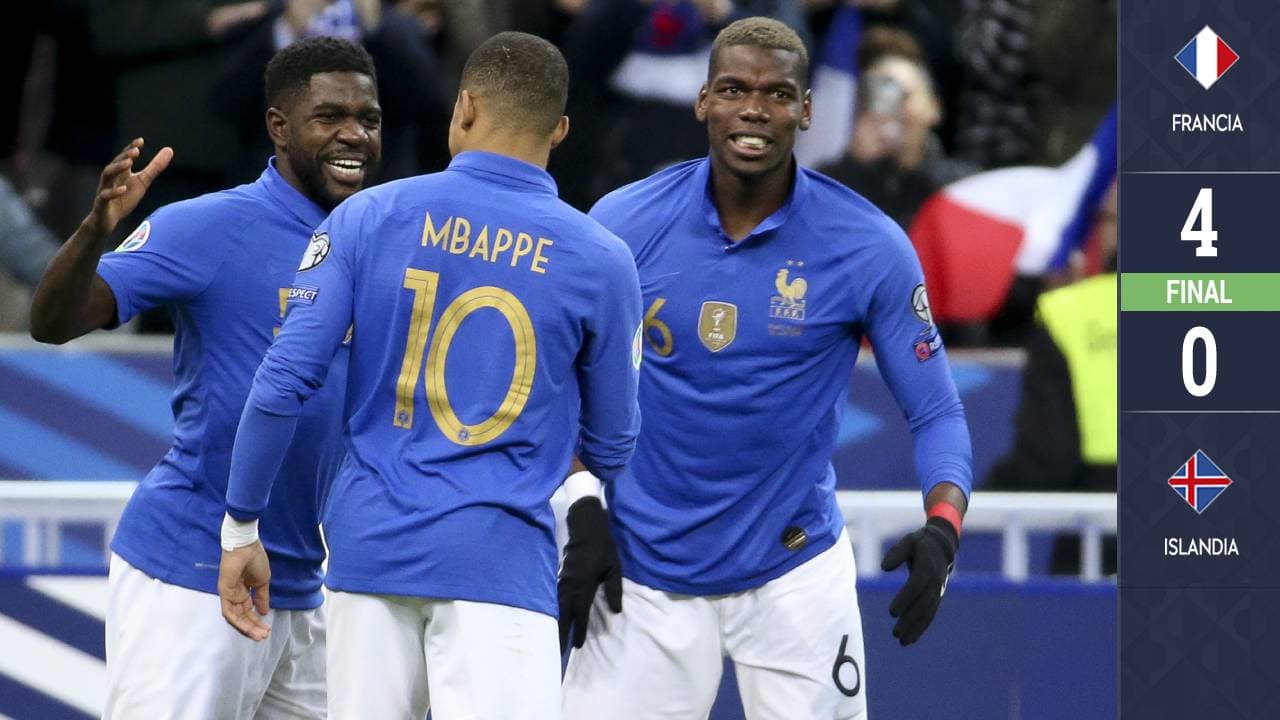 Francia y un gran Mbappé consumaron el triunfo