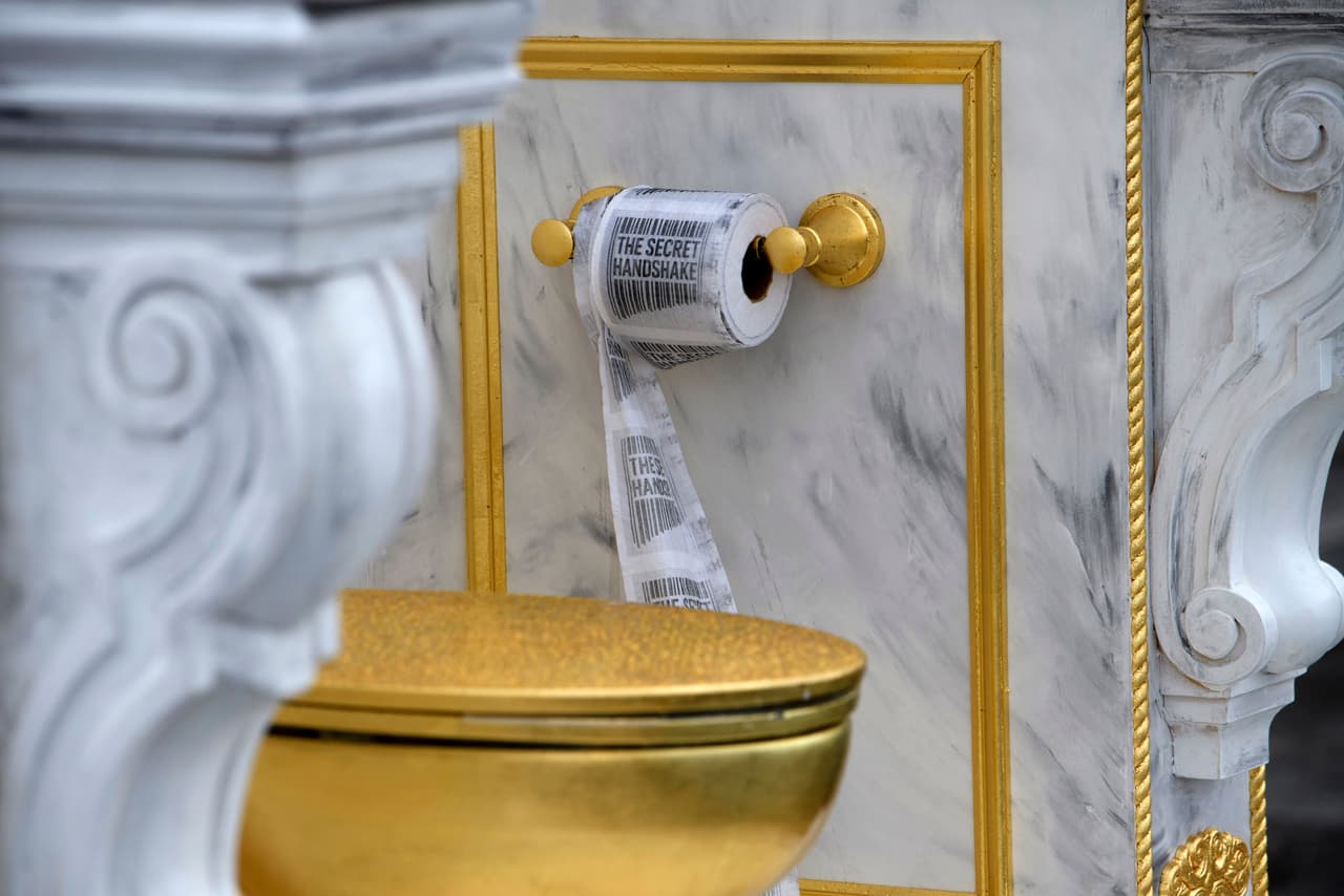 El sello del autor de la obra.