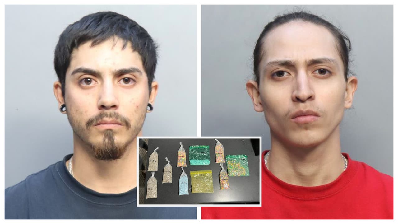 Arrestan dos hermanos en Miami-Dade acusados de tráfico de más de 10,000 pastillas de fentanilo