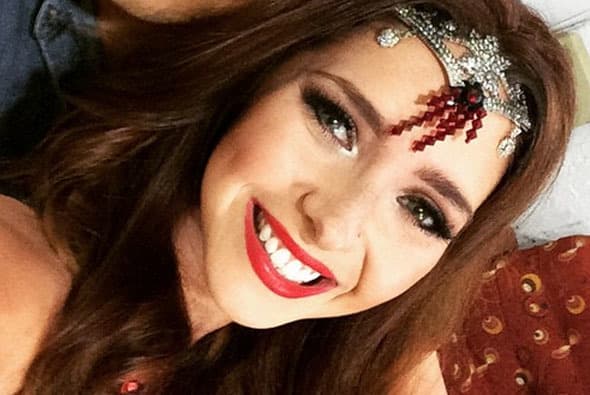 La guapa actriz luce una figura envidiable.