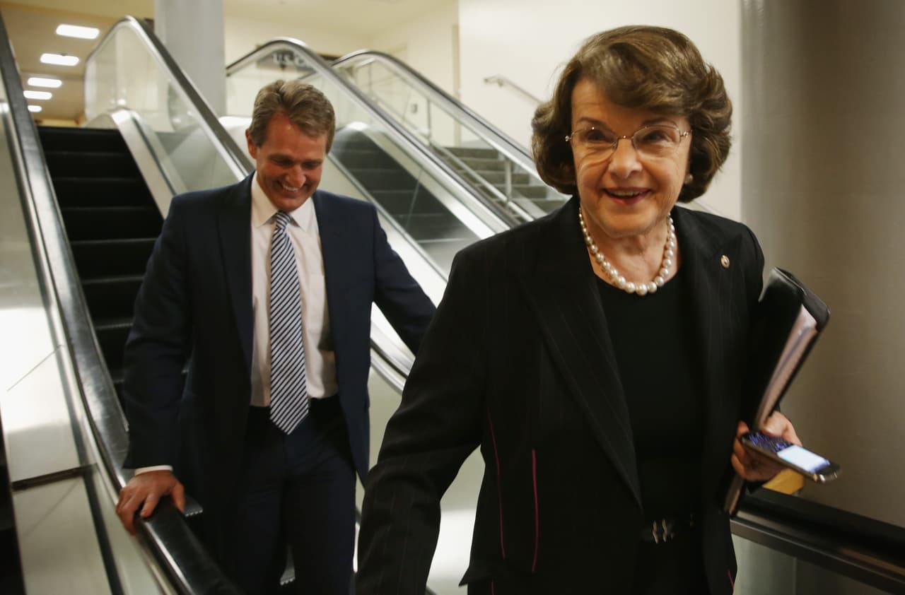 La senadora demócrata Dianne Feinstein.