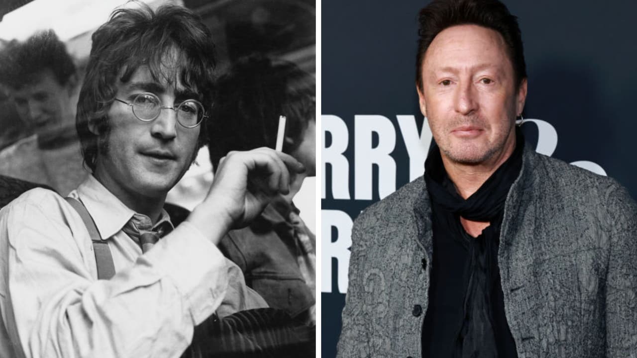 John Lennon y Julian Lennon