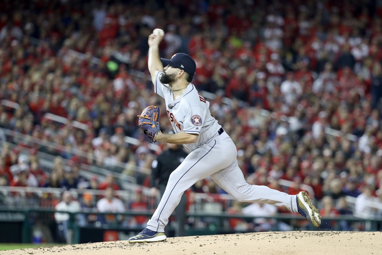 Los Houston Astros ganan el cuarto juego de la Serie Mundial y se empata 2-2 ante los Washington Nationals.