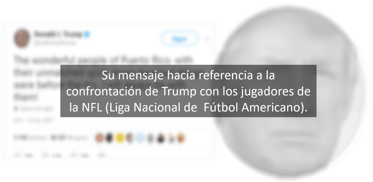 Los mensajes de Marc Anthony y Donald Trump en Twitter.