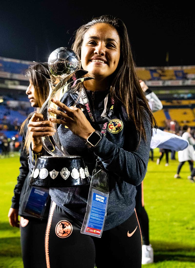 La celebración del América continuó en Monterrey al conquistar su primera Liga MX Femenil.