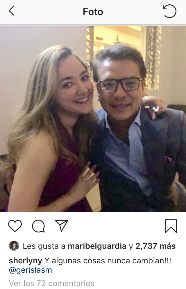 En una entrevista con la revista Clase, Gerardo Islas reveló el motivo del rompimiento: "El trabajo de Sher y mi trabajo fueron los detonantes de que nuestra relación se diluyera".
<br>