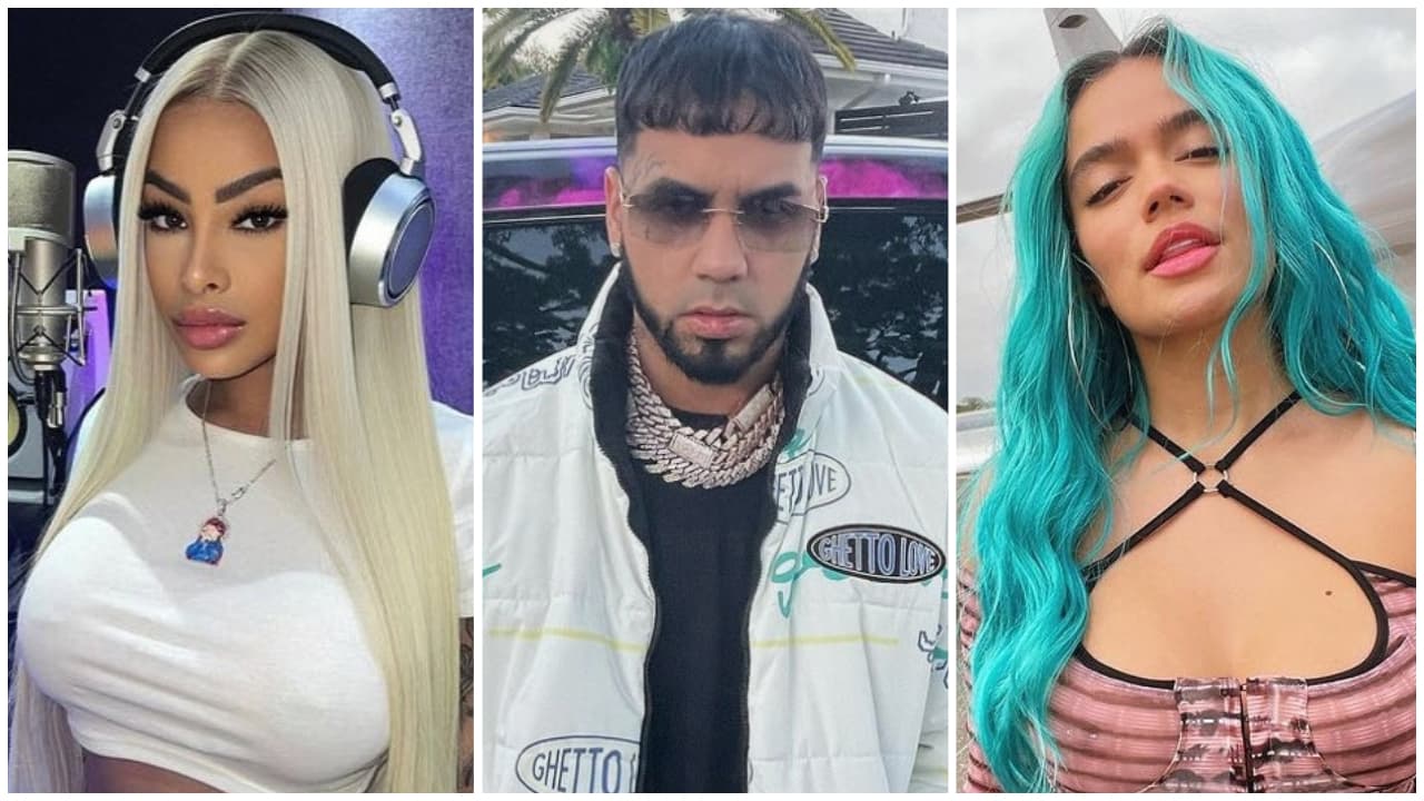 Anuel y Yailin La Más Viral aclaran si es por Karol G que prohibieron las pelucas de colores en sus shows