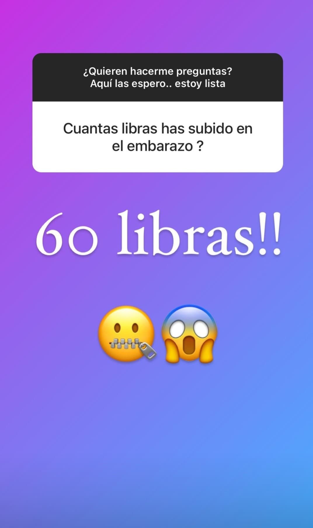 El aumento de peso es algo tan normal en el embarazo, aunque algunas mujeres no suben tantas libras como otras; sin embargo, a Fran no le preocupa tanto por el momento, pues ella quiere disfrutar al máximo esta etapa.