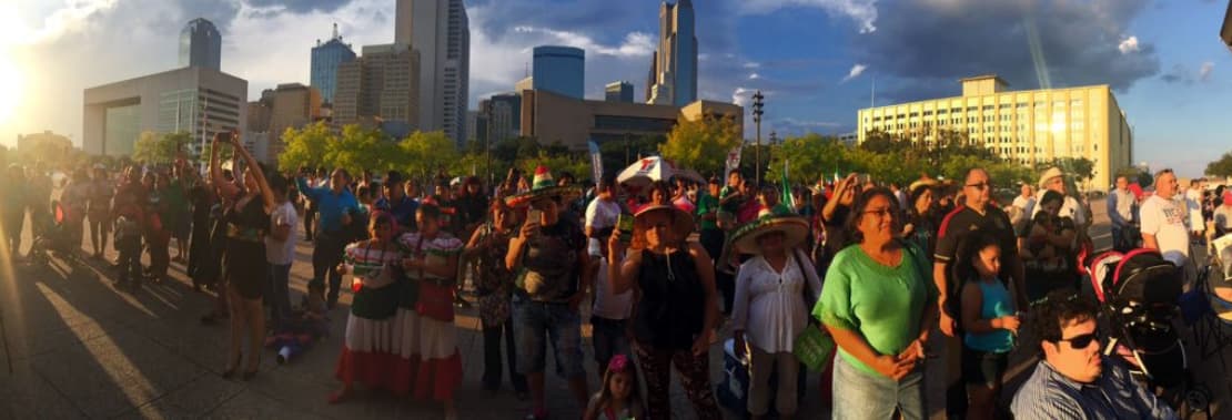 El orgullo de ser mexicano se siente con profundo orgullo cuando se está lejos de la Patria